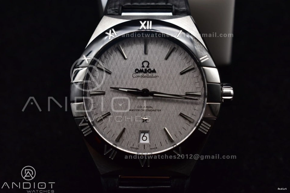 1:1 SBF Black SS A8900 Gummy Super Edition Constellation on Strap Clone Gray Dial Best 0101